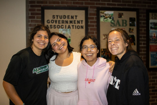 HU students during a multicultural event.