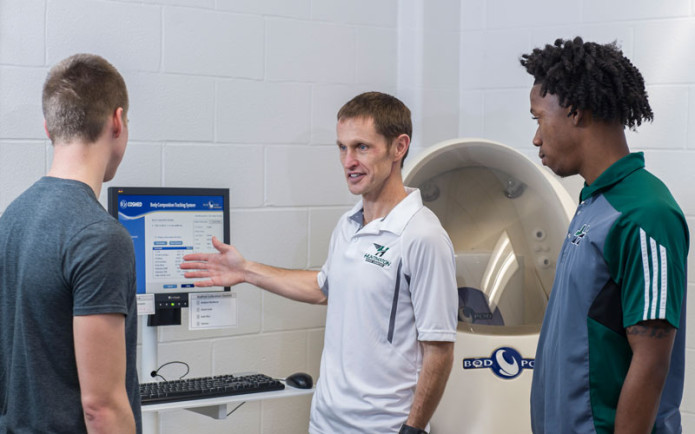 Exercise science lab and Bod Pod