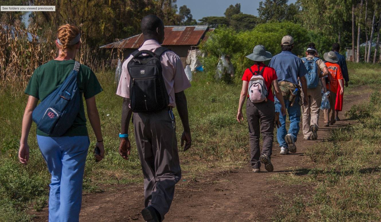 HU students in an international trip.
